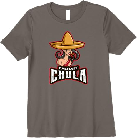 Calmate Chula Funny Mexican Women T-Shirt with Sombrero – Premium Design