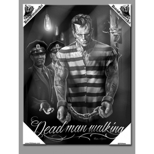DEAD MAN WALKING - Small Canvas Art - 12" X 16"