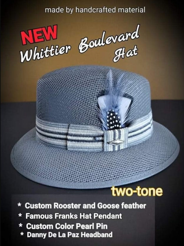 Whittier Boulevard Gray Two-Tone Summit Hat – Stylish & Comfortable Hat for All Occasions