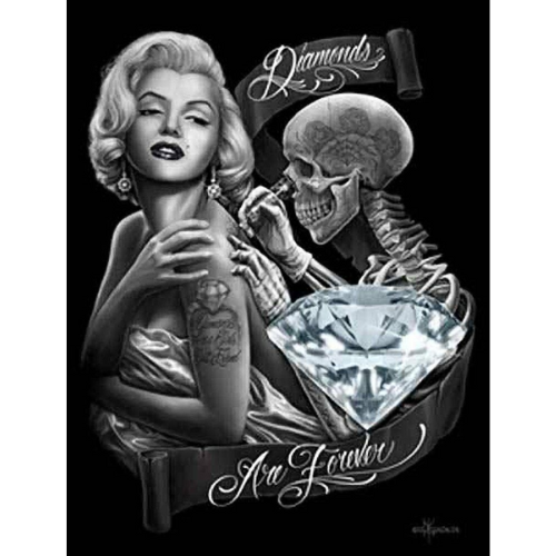 DIAMONDS - Small Canvas Art - 12" X 16"