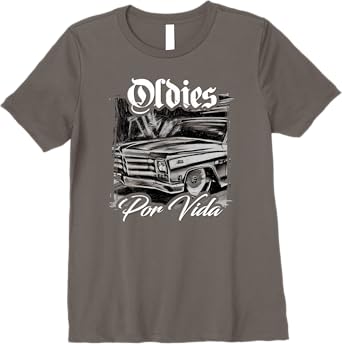 Oldies Por Vida Vintage Car Lowrider Mexican Chicano Premium Women T-Shirt