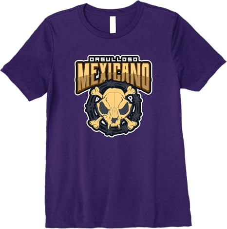 Orgulloso Mexicano Skull Mexican Chicano Premium Women T-Shirt