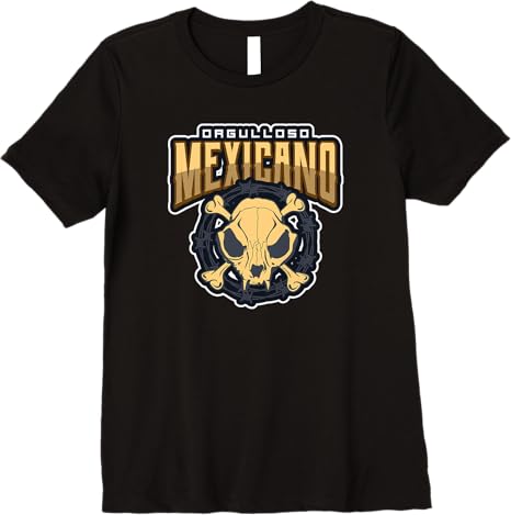 Orgulloso Mexicano Skull Mexican Chicano Premium Women T-Shirt