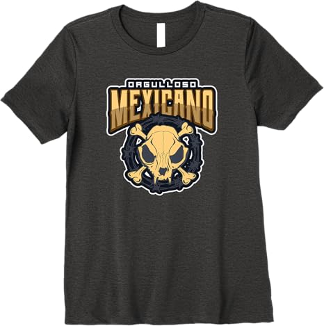 Orgulloso Mexicano Skull Mexican Chicano Premium Women T-Shirt