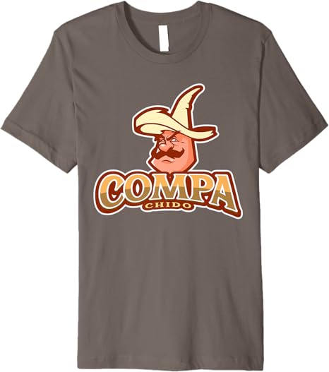 Compa Chido Funny Mexican Chicano Sombrero Men’s Premium T-Shirt