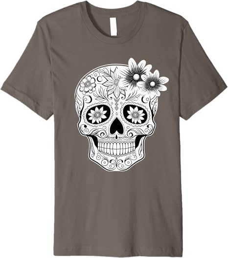 Dia De Los Muertos Mexican Skull Calaveras Premium Men T-Shirt