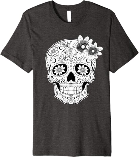 Dia De Los Muertos Mexican Skull Calaveras Premium Men T-Shirt