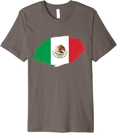 Mexico Flag Camiseta Bandera Mexicana Premium Men T-Shirt