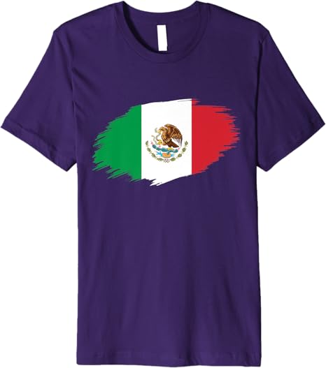 Mexico Flag Camiseta Bandera Mexicana Premium Men T-Shirt