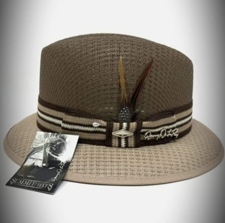 Danny De La Paz Signature Two-Tone Brown and Khaki Lowrider Hat
