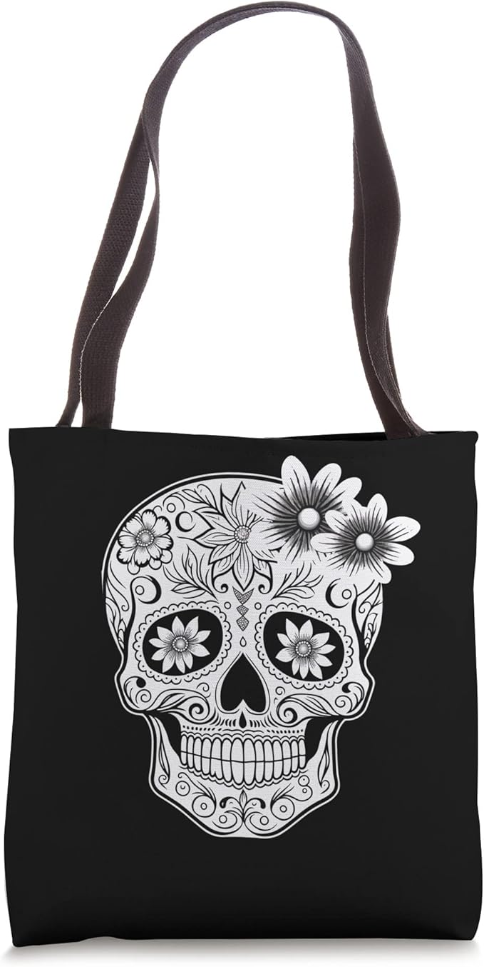 Dia De Los Muertos Mexican Skull Calaveras Tote Bag - Day of the Dead Design