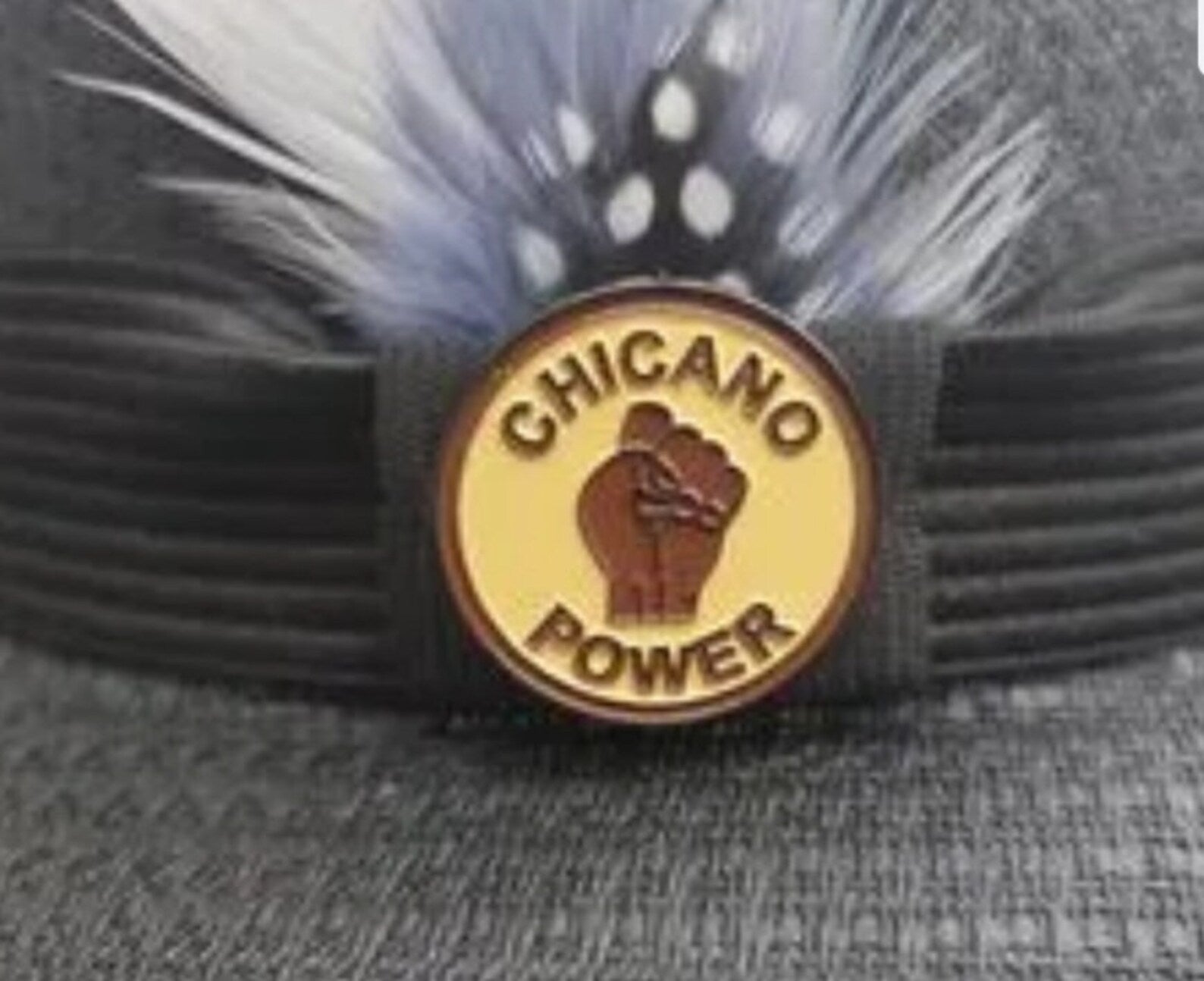 Chicano Power Lapel Pin – Proud Mexican Heritage and Culture Accessory