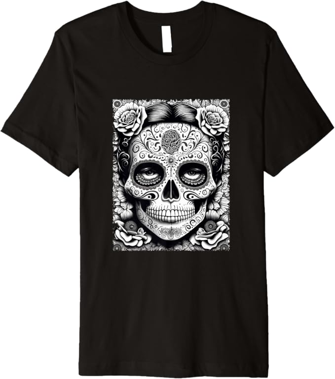 Mexico Holiday Catrina Calaveras Skull Men T-Shirt – Día de los Muertos Premium Design