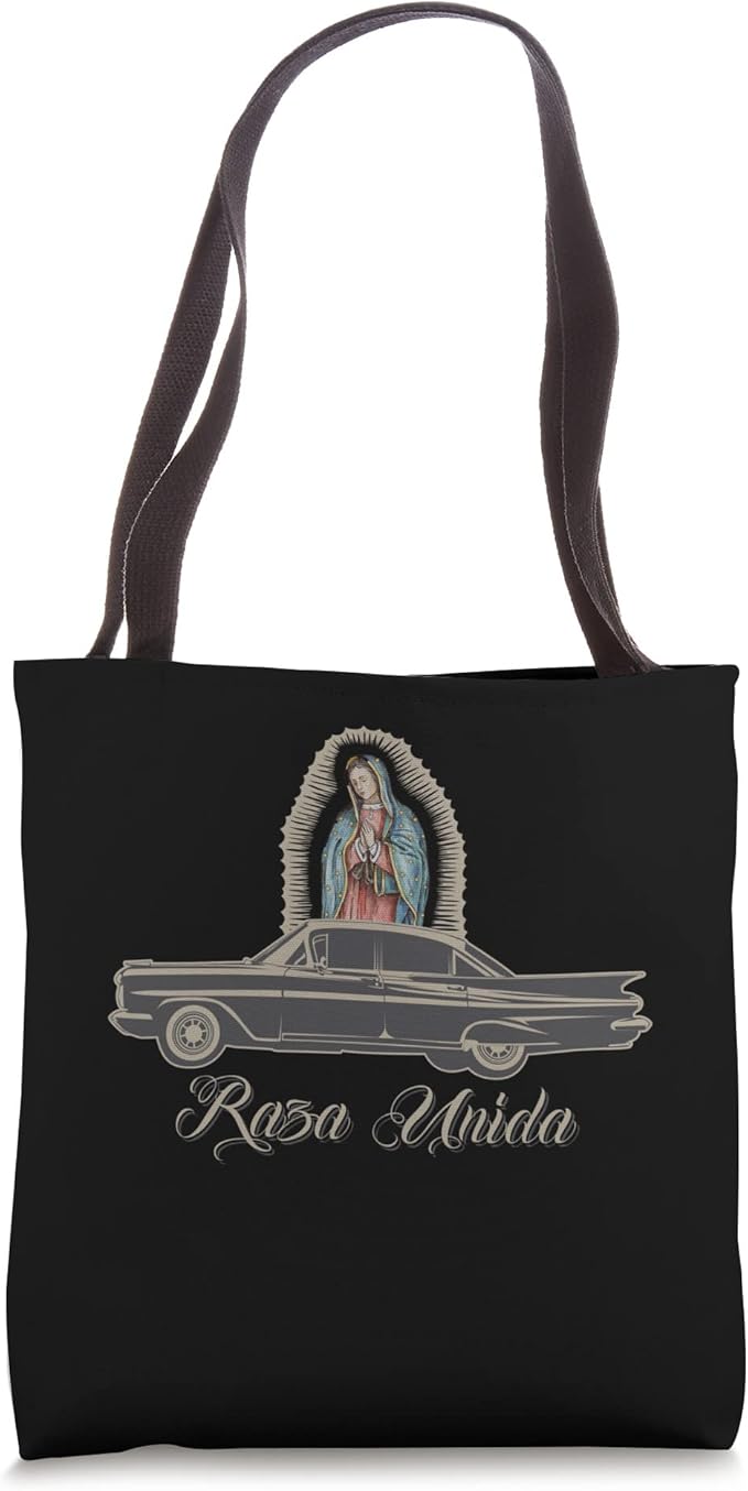 Raza Unida Chicano Lowrider Mexican Hombre Tote Bag - Stylish and Unique
