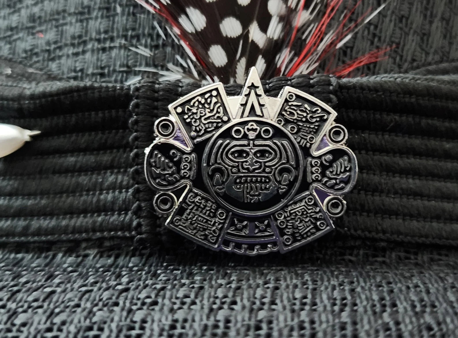 Aztec Calendar Lapel Pin – Authentic Mexican Symbol for Clothing and Accessories