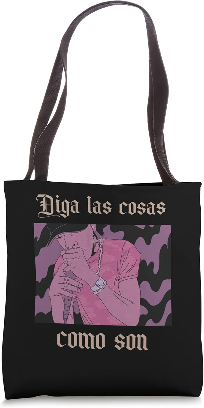 Diga Las Cosas Como Son Latino Chicano Hip Hop Men's Tote Bag