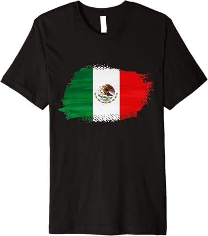 Mexico Bandera Mexican Flag Premium Men T-Shirt