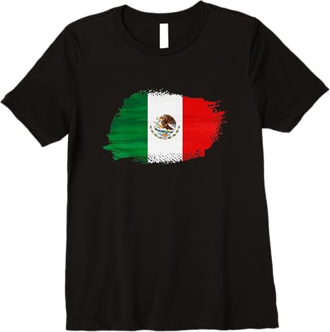 Mexico Bandera Mexican Flag Premium Women T-Shirt