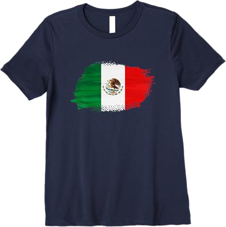 Mexico Bandera Mexican Flag Premium Women T-Shirt