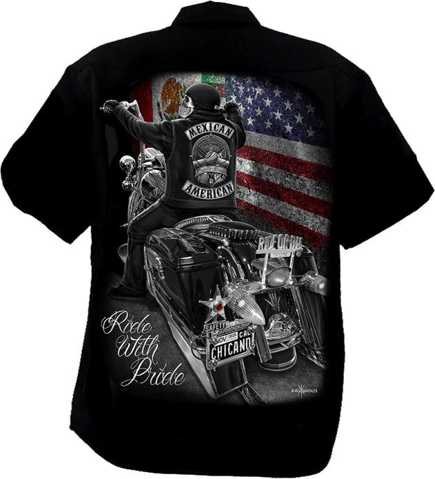 RIDE OR DIE - RIDE WITH PRIDE - Work Shirt