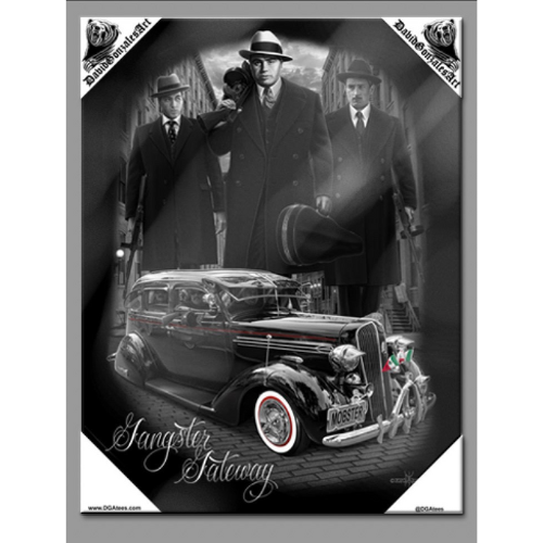 GANGSTER GATEWAY - Small Canvas Art - 12" X 16"