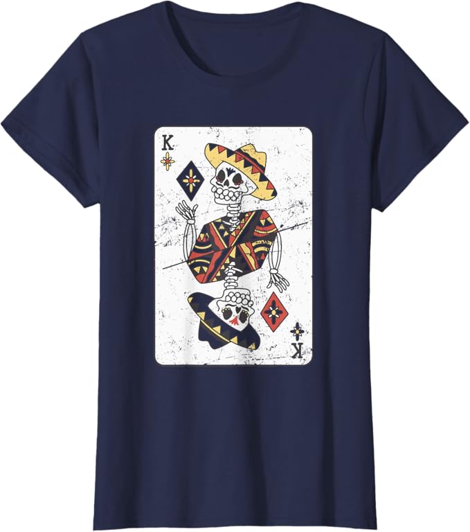 Vintage Mexican Chicano Card Women T-Shirt – Hombre Con Sombrero Design