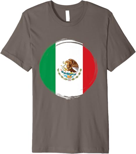 National Flag of Mexico Premium Men T-Shirt – Camiseta Con Bandera De México