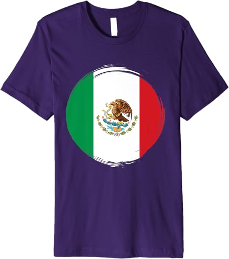 National Flag of Mexico Premium Men T-Shirt – Camiseta Con Bandera De México