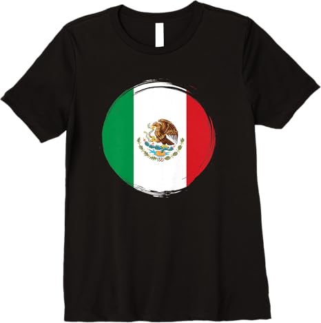 National Flag of Mexico Premium Women T-Shirt – Camiseta Con Bandera De México