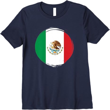 National Flag of Mexico Premium Women T-Shirt – Camiseta Con Bandera De México