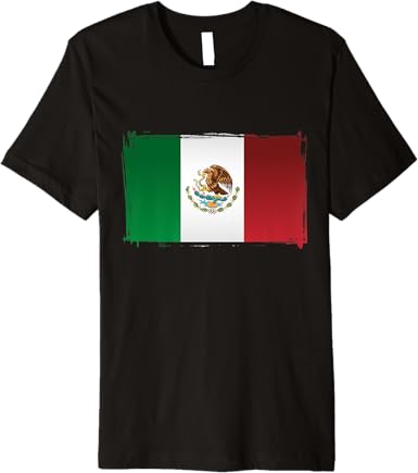 Mexico Flag Bandera de México Premium Men T-Shirt