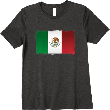 Mexico Flag Bandera de México Premium Women T-Shirt