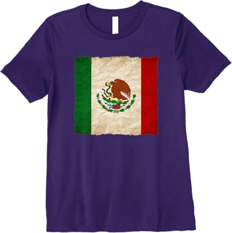 Vintage Mexican Flag Mexico Pride Premium Women T-Shirt