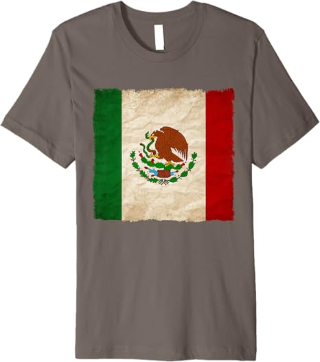 Vintage Mexican Flag Mexico Pride Premium Men T-Shirt