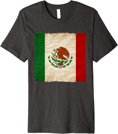 Vintage Mexican Flag Mexico Pride Premium Men T-Shirt