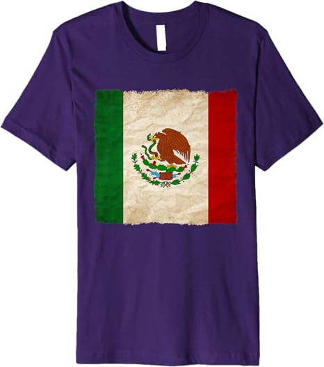 Vintage Mexican Flag Mexico Pride Premium Men T-Shirt