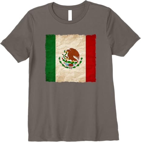 Vintage Mexican Flag Mexico Pride Premium Women T-Shirt