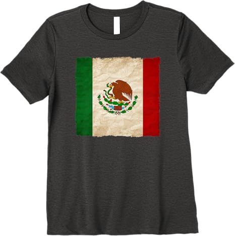 Vintage Mexican Flag Mexico Pride Premium Women T-Shirt
