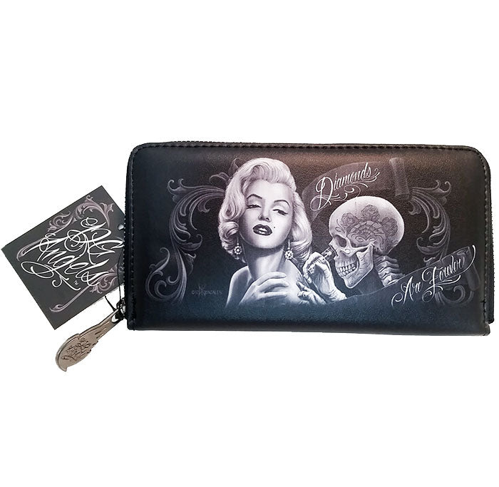 Diamonds - WOMENS ZIPPERED WALLET