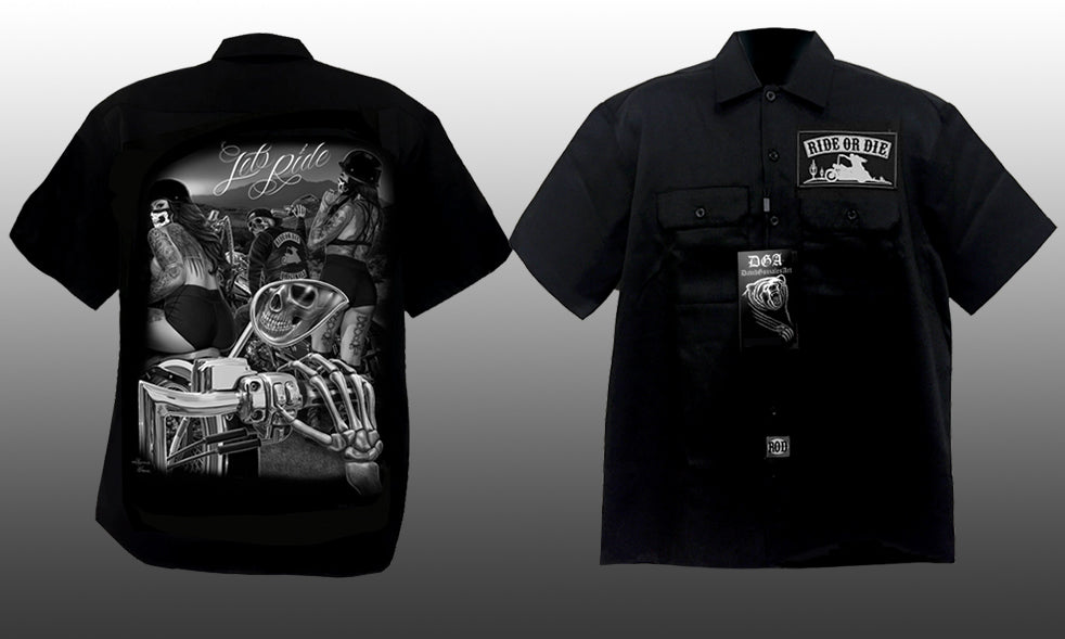 RIDE OR DIE - LET'S RIDE - Work Shirt