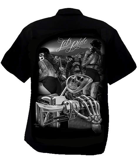 RIDE OR DIE - LET'S RIDE - Work Shirt