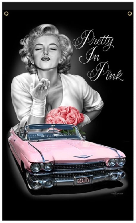 DGA - 3' X 5' - FLAG / BANNER - PRETTY IN PINK