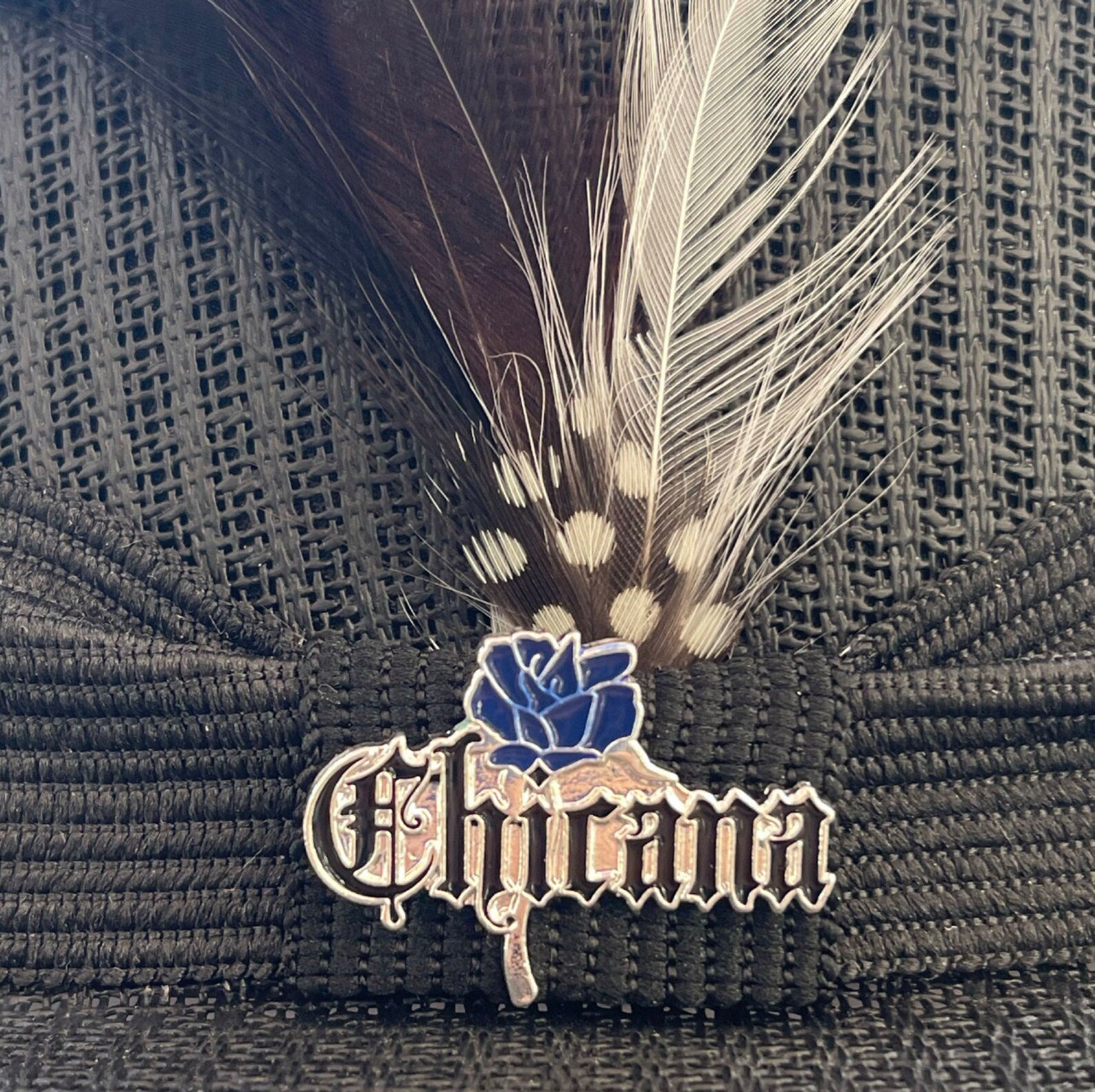Chicana Rose Lapel Pin – Mexican Heritage and Chicano Culture Accessory