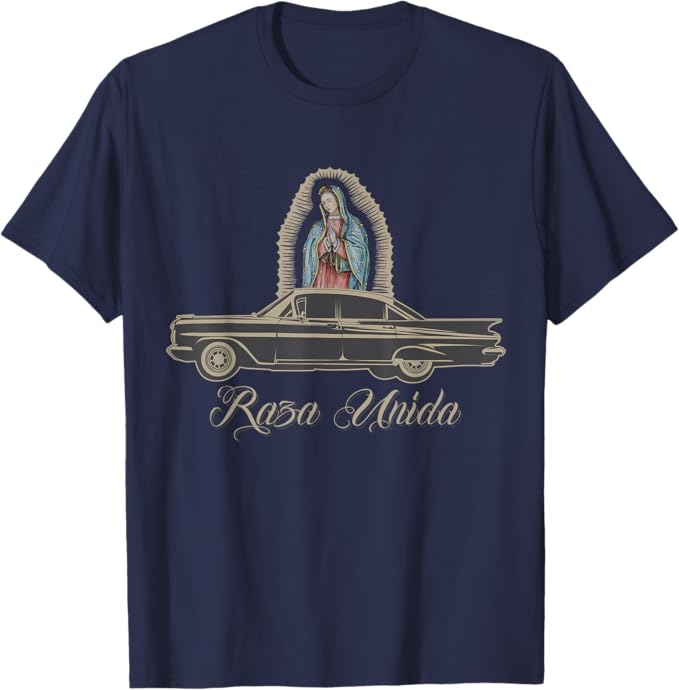 Raza Unida Chicano Lowrider Mexican Hombre Men T-Shirt - Stylish Latino Apparel