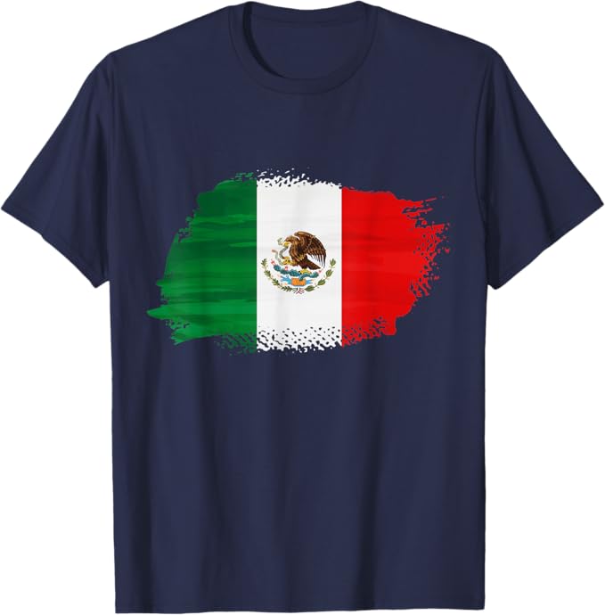 Mexico Bandera Mexican Flag Men T-Shirt