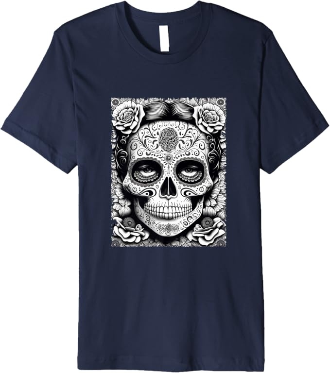 Mexico Holiday Catrina Calaveras Skull Men T-Shirt – Día de los Muertos Premium Design