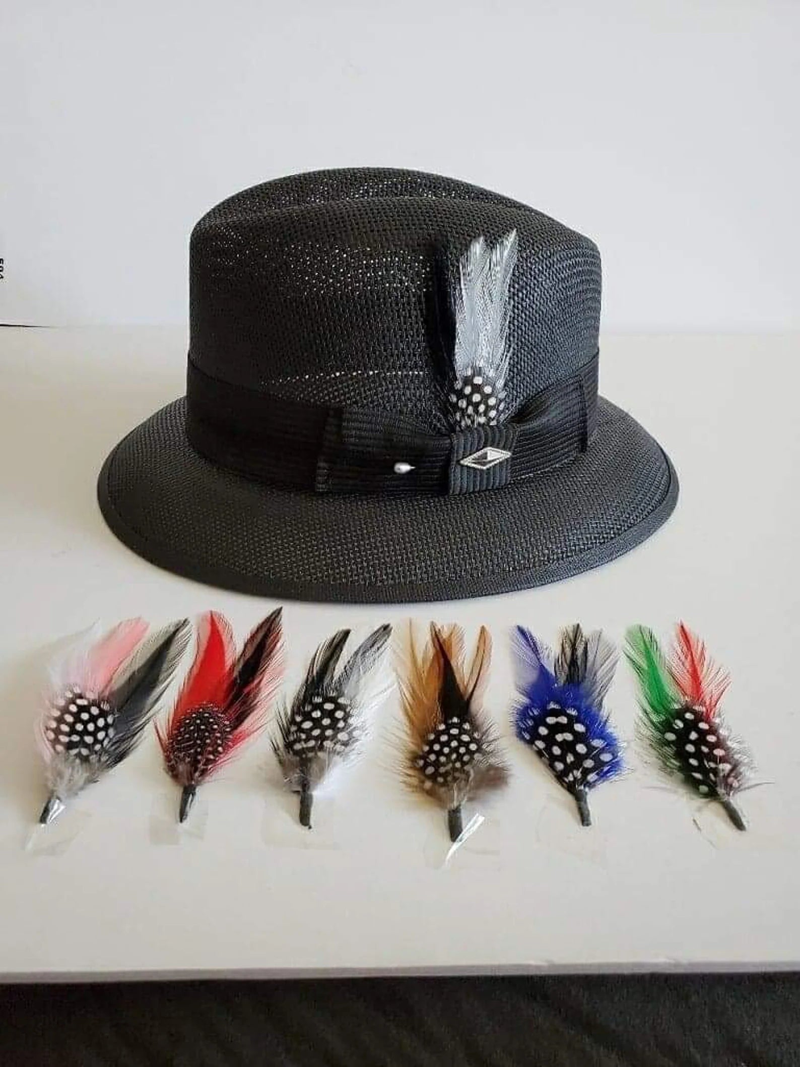 Black Fedora Lowrider Hat – Stylish Chicano-Inspired Headwear for Any Occasion