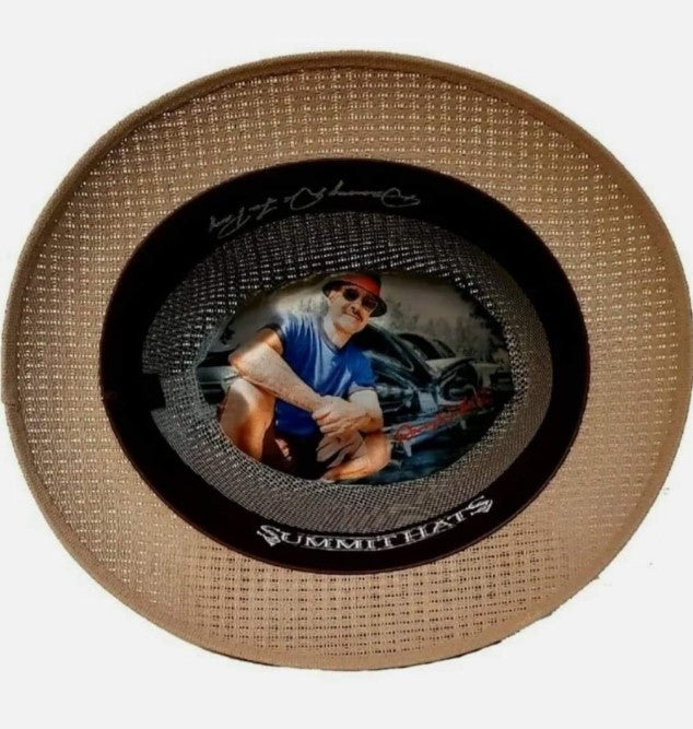 Danny De La Paz Signature Two-Tone El Jefito Hat - Brown and Khaki Lowrider Style