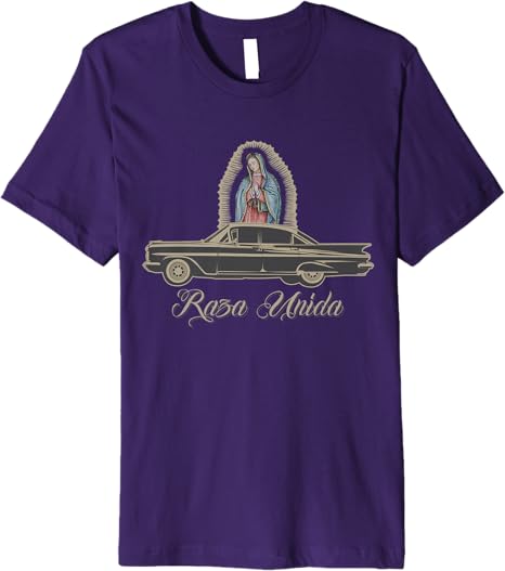 Raza Unida Chicano Low Rider Mexican Hombre Premium Men T-Shirt - Stylish Latino Shirt