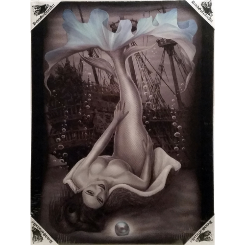 MOTHER OF PEARL - Small Canvas Art - 12" X 16"
